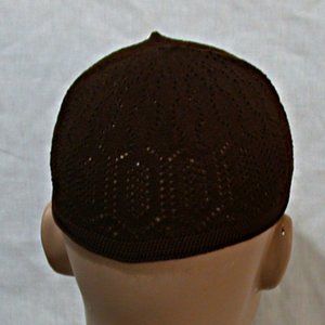 BROWN Turkish Islamic Men Knit Cotton Kufi Takke Skull Cap Muslim Prayer hat